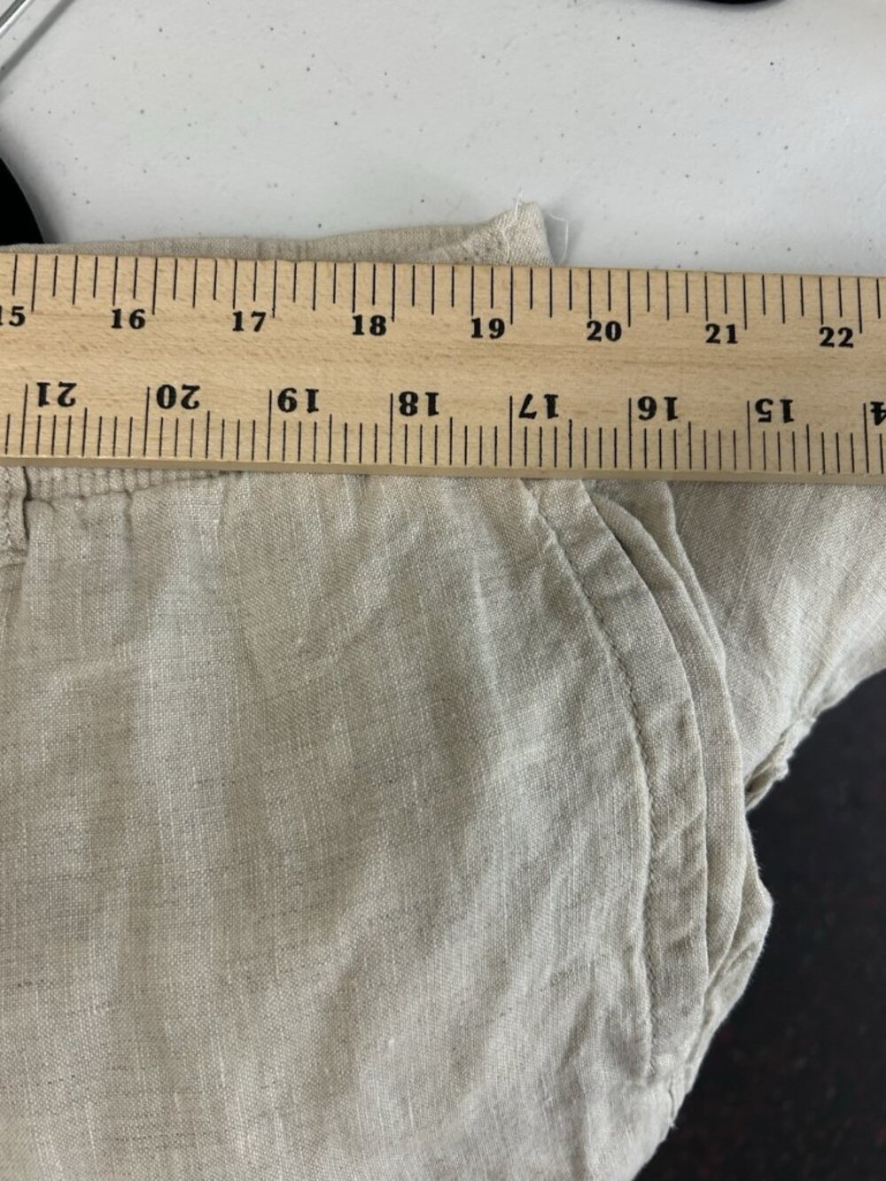 Tommy Bahama Pants Loose Cargo Beach Men’s XL 100% Linen Lounge Y2K Baggy Beige - Picture 6 of 14